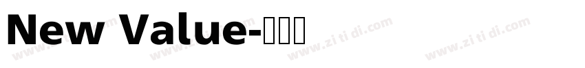 New Value字体转换